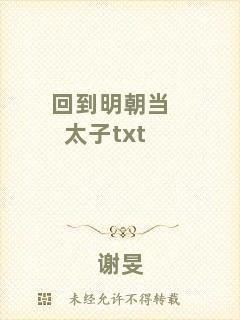 回到明朝當太子txt