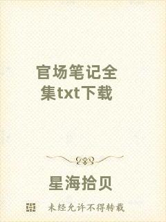 官場(chǎng)筆記全集txt下載