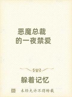惡魔總裁的一夜禁愛